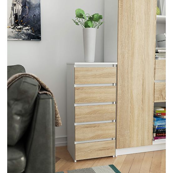 COMÒ CL5 PK BIANCO / ROVERE SONOMA