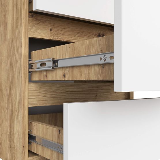 COMÒ CL6 PK ROVERE ARTIGIANO / BIANCO