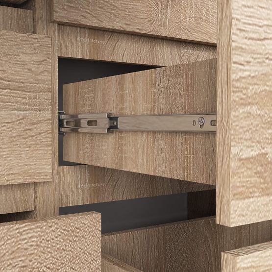 COMÒ K 120 cm 8 CASSETTI PK ROVERE SONOMA