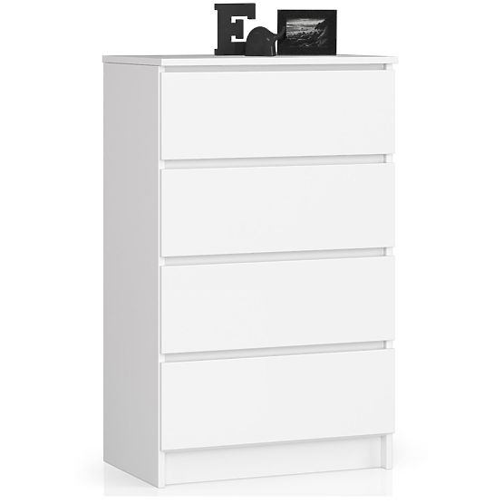 COMÒ K 60 cm 4 CASSETTI PK BIANCO