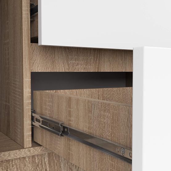 COMÒ K140 2D 4SZ CLP PK ROVERE SONOMA / BIANCO