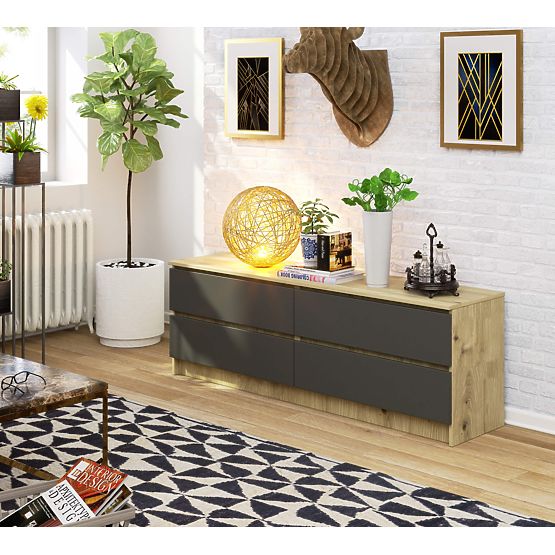 COMÒ K160 4SZ CLP PK ROVERE ARTISAN / GRIGIO