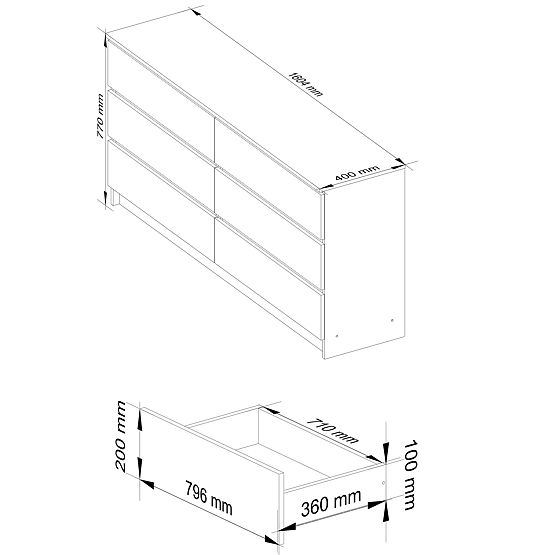 COMÒ K160 6SZ CLP PK BIANCO LUCIDO