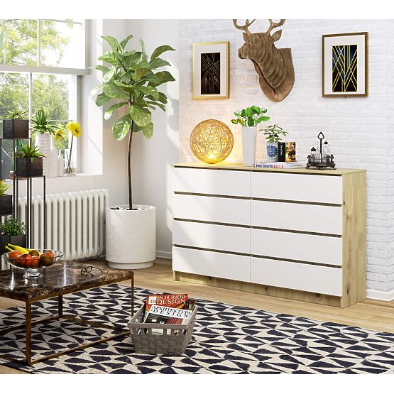 COMÒ K160 8SZ CLP ROVERE ARTIGIANO / BIANCO