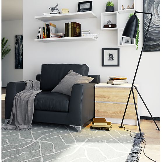 COMÒ K60 2 CASSETTI CLP PK BIANCO / SONOMA