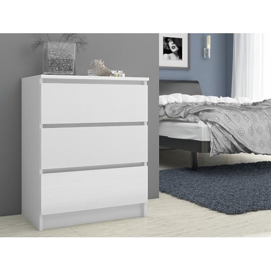 COMÒ K60 3 CASSETTI CLP BIANCO