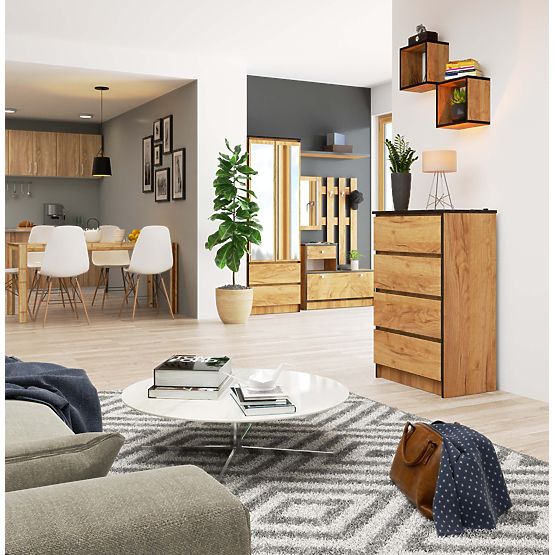 COMÒ K60 4 CASSETTI CLP PK ROVERE CRAFT