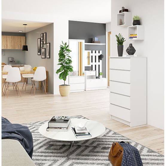 COMÒ K60 5 CASSETTI CLP PK BIANCO