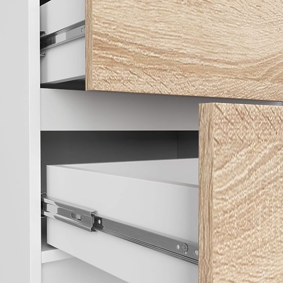 COMÒ K60 5 CASSETTI CLP PK BIANCO / SONOMA