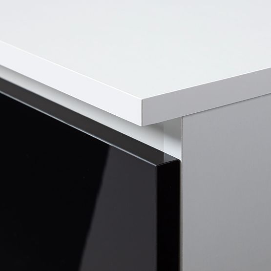 COMÒ K60 5 CASSETTI CLP PK NERO LUCIDO
