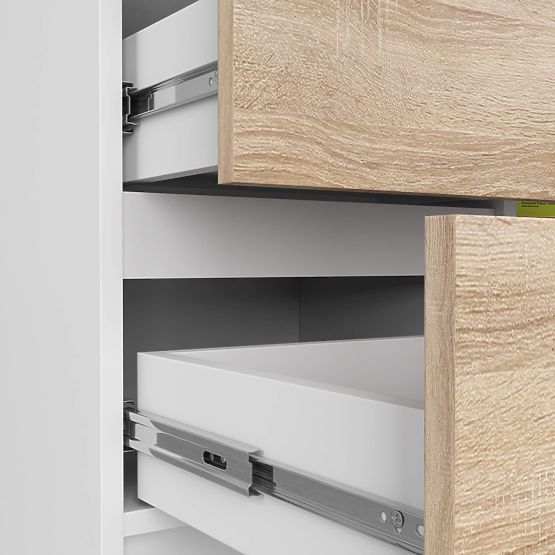 COMÒ K80 JERRY 1D 3SZ PK BIANCO / ROVERE SONOMA