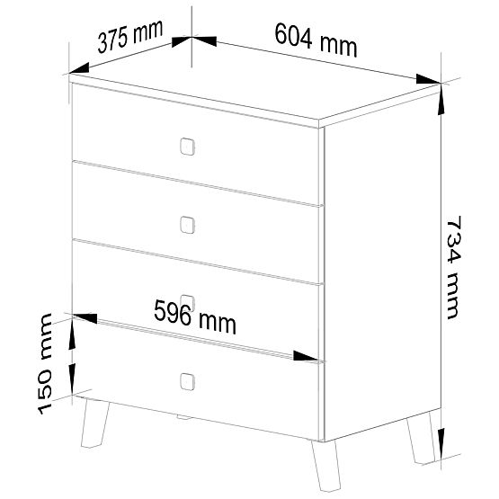 COMÒ MOBI K-04 BIANCO NERO