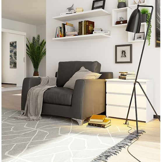 COMODINO CL3 60 cm PK BIANCO