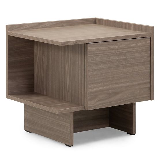 Comodino Kanso, rovere perlato