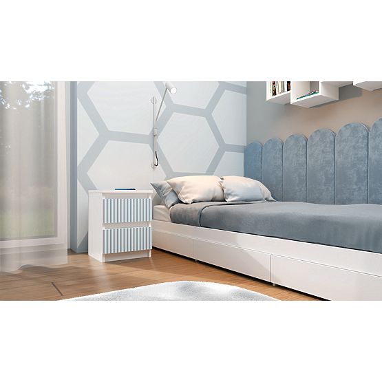 Comodino Malwa M2 ARTESO BLUE / Blu