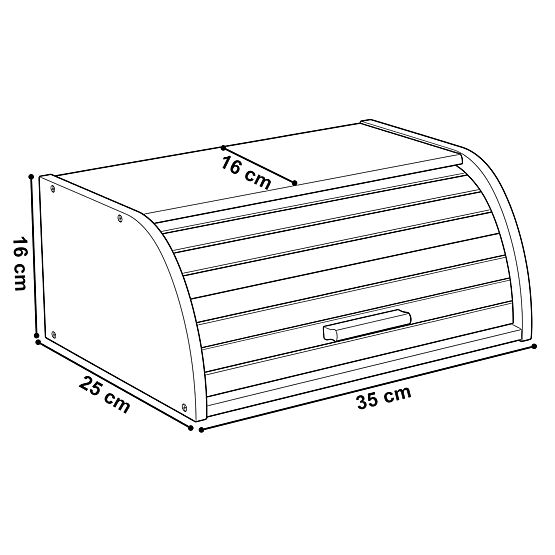 Contenitore per pane in bambù GRANO