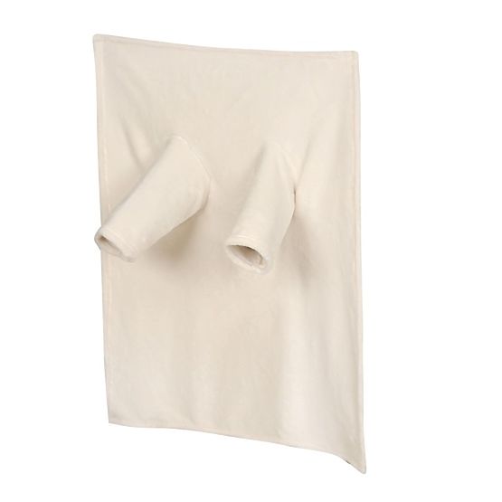Coperta CASHMERE TOUCH con maniche - 150 x 210 cm (beige)