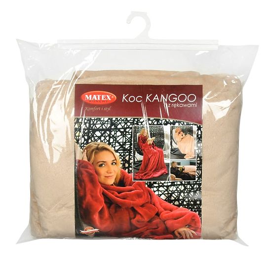 Coperta CASHMERE TOUCH con maniche - 150 x 210 cm (beige)