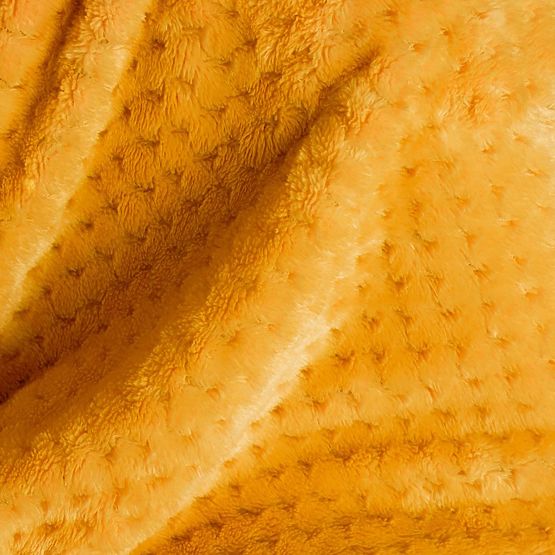 Coperta SHLEEPY arancione con motivo jacquard stile classico 170x210