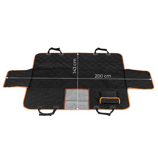 Copertura per auto per cani sedile posteriore taglia universale