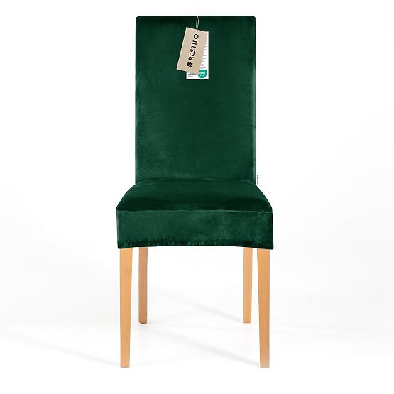 Copertura per divano RESTILO SENTO colore verde bottiglia stile classico liscio