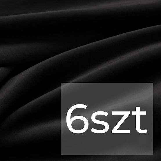 Copertura per divano RESTILO SENTO nera liscia stile classico