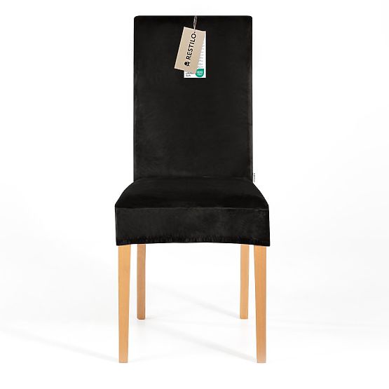 Copertura per divano RESTILO SENTO nera liscia stile classico