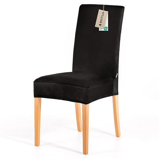 Copertura per divano RESTILO SENTO nera liscia stile classico