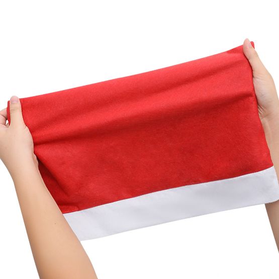 Copertura per sedia a forma di cappello di Babbo Natale 2 pezzi