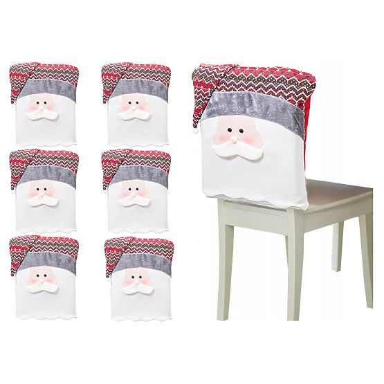Copertura per sedia natalizia YX22020 6 pezzi