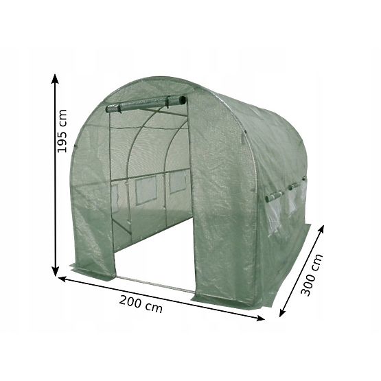 Copertura per tunnel a pellicola serra da giardino 2x3 m