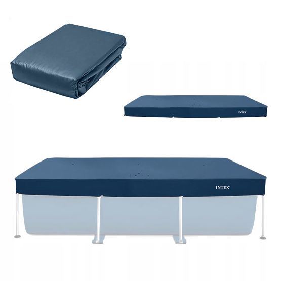 Copertura telo base per piscina con telaio 2,6x1,6m Intex 28036