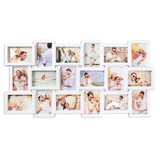 Cornice per 18 fotografie Morka bianca