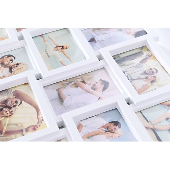 Cornice per 18 fotografie Morka bianca