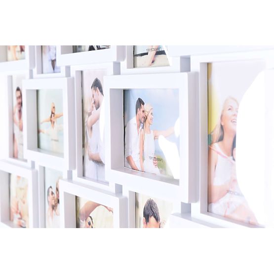 Cornice per 18 fotografie Morka bianca