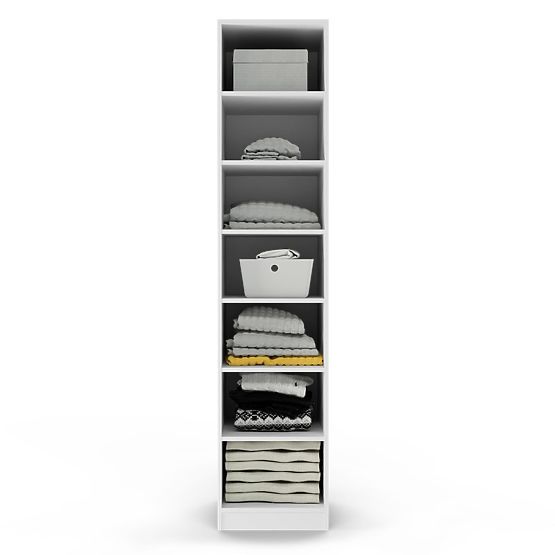 Corpo/interno dell'armadio Neroli con ripiani 45,6 cm, bianco