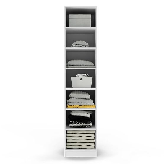 Corpo/interno dell'armadio Neroli con ripiani 45,6 cm, bianco