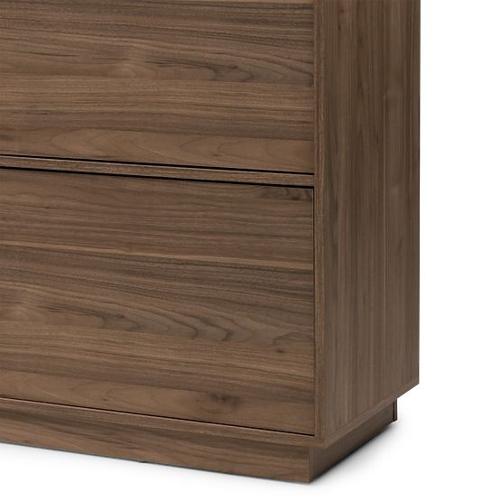Credenza a otto ante Japandi noce royal