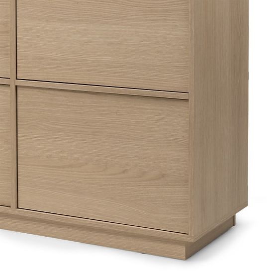 Credenza a otto ante Japandi rovere Lindberg