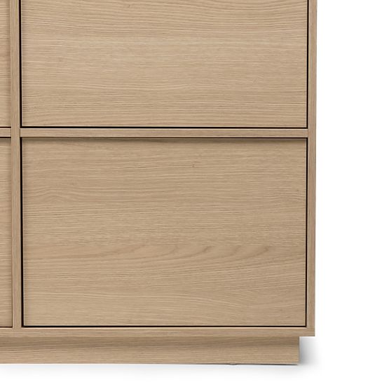 Credenza a otto ante Japandi rovere Lindberg