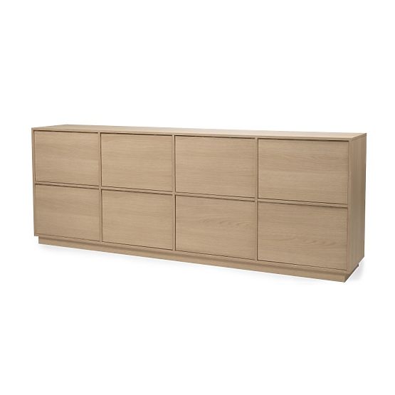 Credenza a otto ante Japandi rovere Lindberg