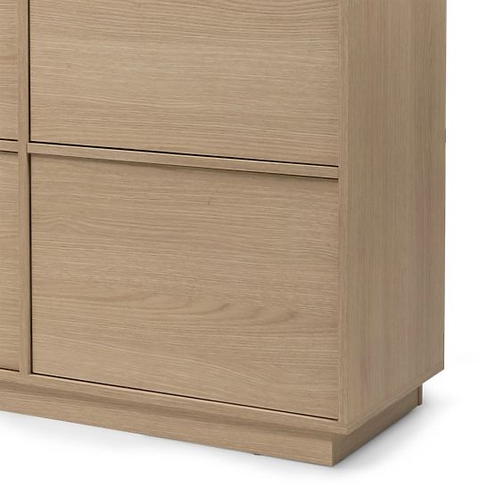 Credenza a otto ante Japandi rovere Lindberg