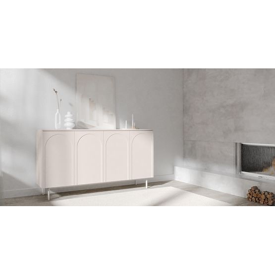 Credenza a quattro ante Helene, cashmere
