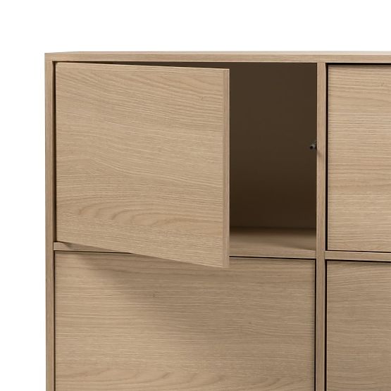 Credenza a quattro ante Japandi rovere lindberg
