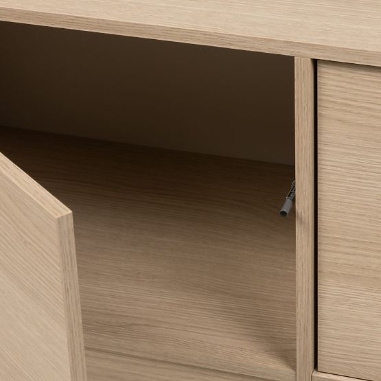 Credenza a quattro ante Japandi rovere lindberg