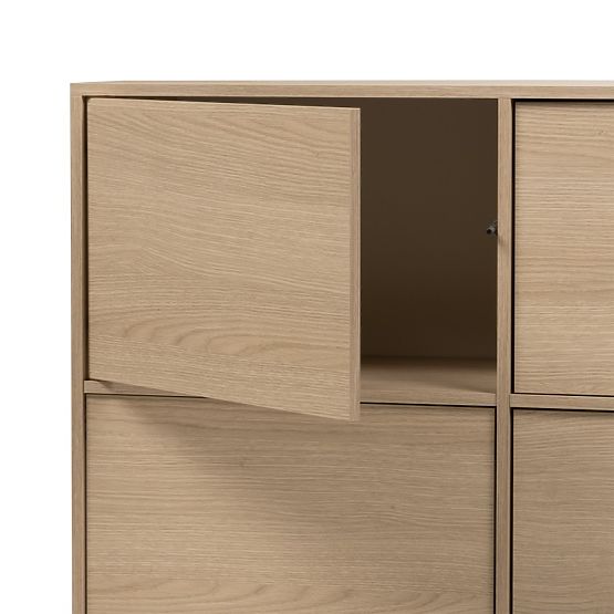 Credenza a quattro ante Japandi rovere lindberg