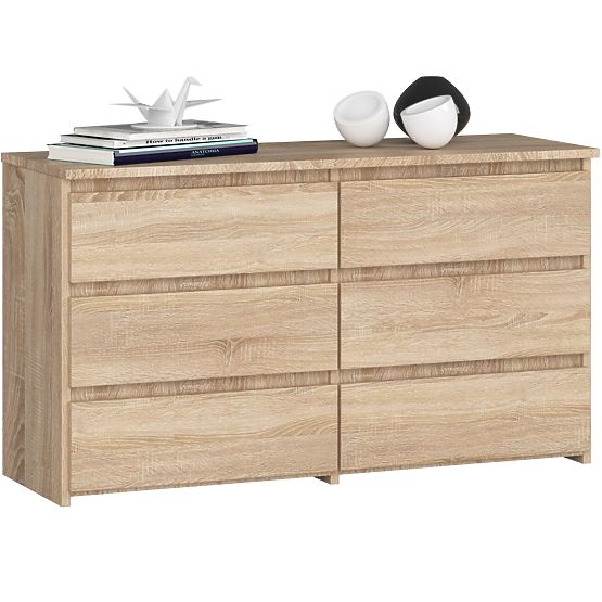 CREDENZA CL100 6 CASSETTI QUERCIA SONOMA