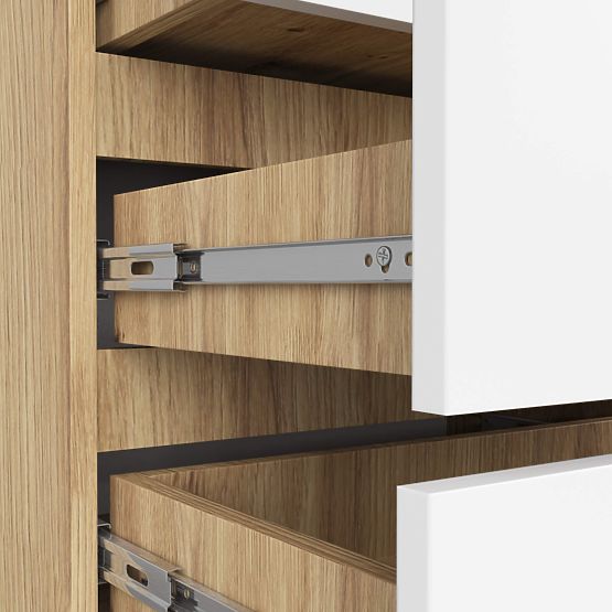 CREDENZA CL3 3SZ CLP PK ROVERE ARTISAN / BIANCO