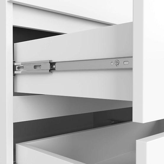 CREDENZA K 140 cm 6 CASSETTI PK BIANCA