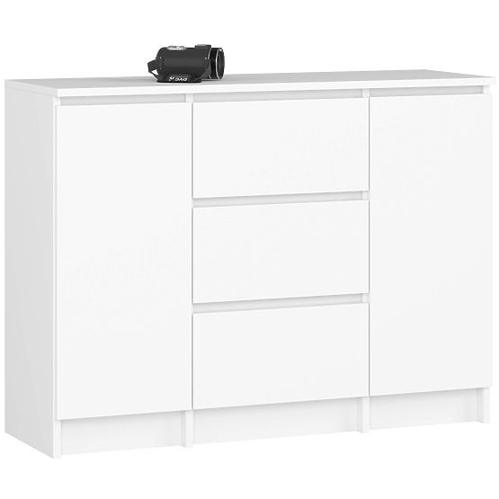 CREDENZA K100 2D 3SZ PK BIANCA